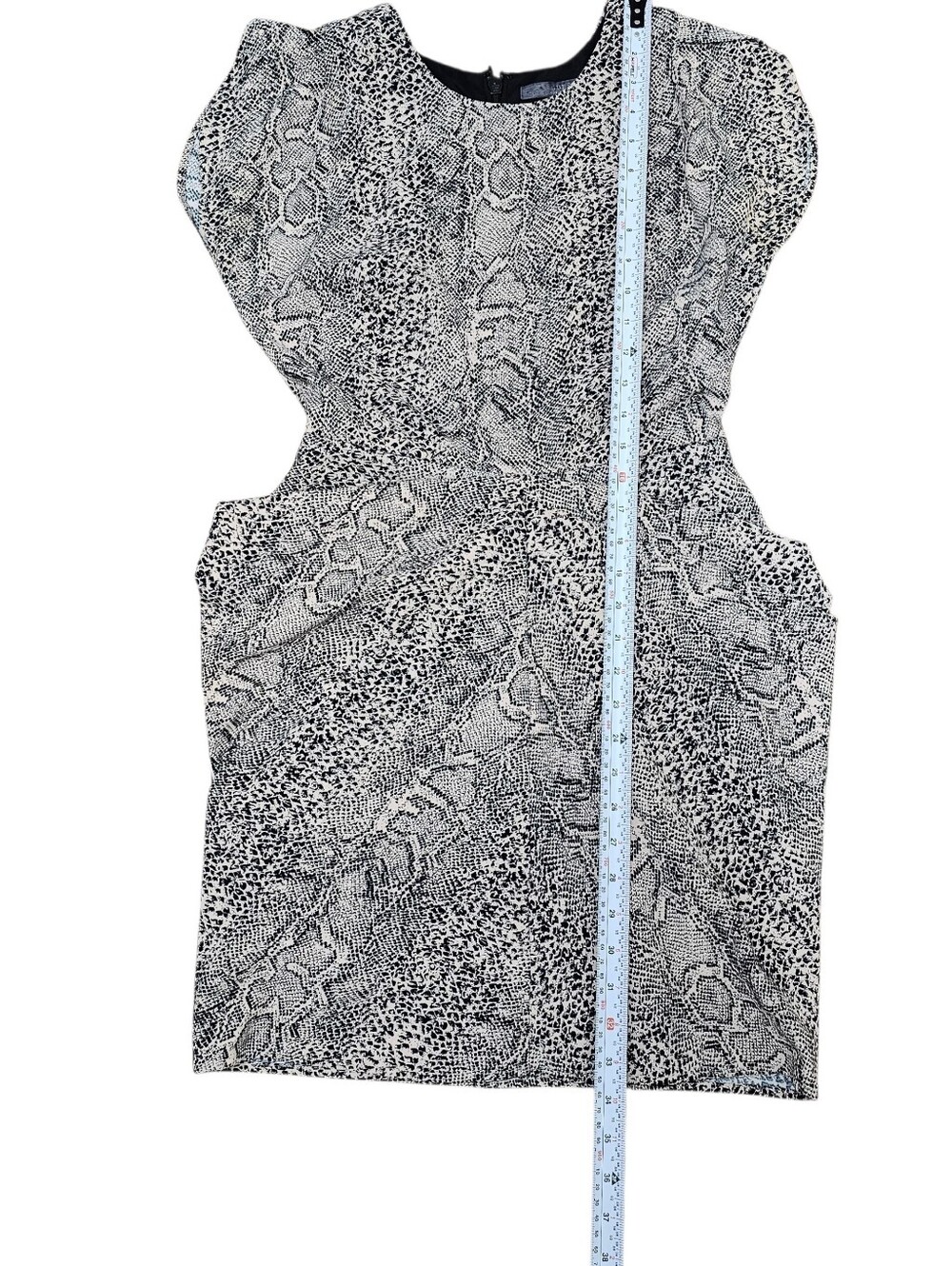 Guess Brown And Tan Snakeskin Print Women's Sheath Dress - Picture 5 of 9